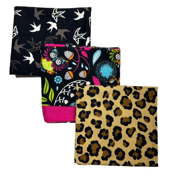Accessories - Birds & Animal Prints Three Bandana Bundle